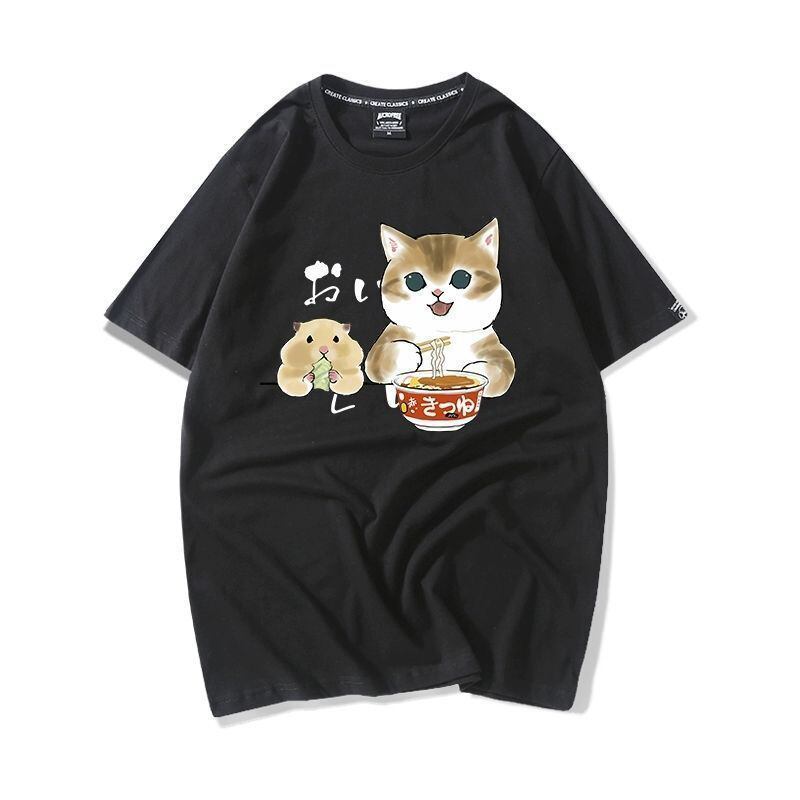 大好評 キュート 人気上昇中 着心地良い カジュアル プリント 全8色 半袖Tシャツ<F-9340>