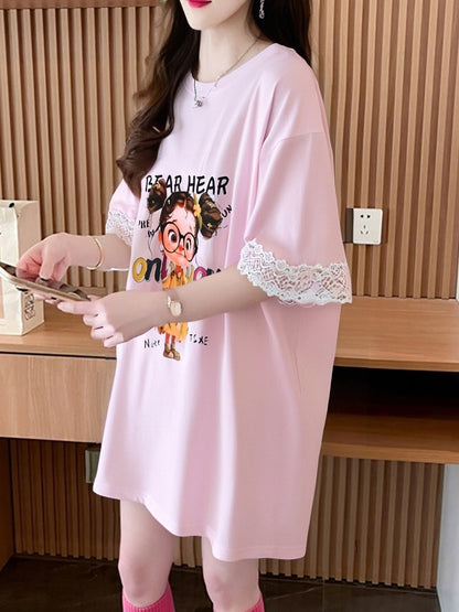美人度アップ カジュアル 好感度UP 全4色 半袖 Tシャツ ＜F-11118＞