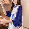 夏新作   ベアー ロングTシャツ ゆったり5分袖 ＜F-2942＞