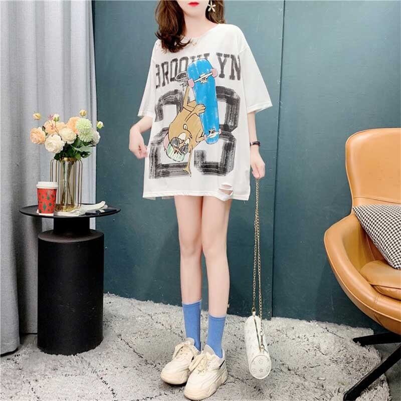デザイン感   チャーミング Tシャツ カットソー＜F-3164＞