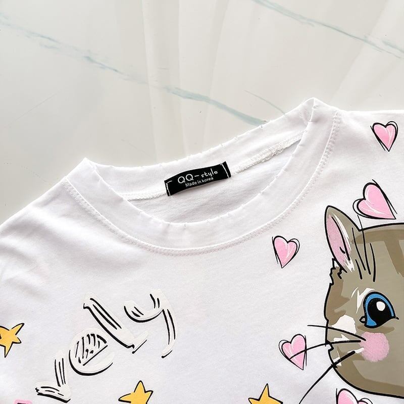 オシャレ度満点   一目惚れ Tシャツ カットソー＜F-3482＞