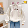 定番シンプルゆったりフード付きパーカ全3色トップス<F-4742>