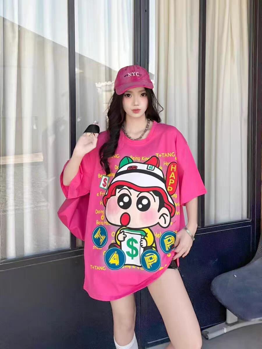 大人気 プリント 大人気 半袖 Tシャツ F-13283