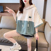 高級感 帽子付き 半袖 Tシャツ スウェット ＜F-8640＞