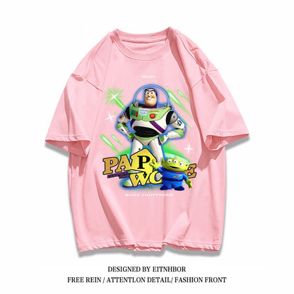 男女兼用 快適 ファッション 半袖 Tシャツ F-13277