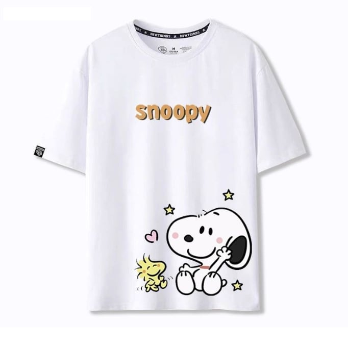 男女兼用 プリント 快適 半袖 Tシャツ F-13269