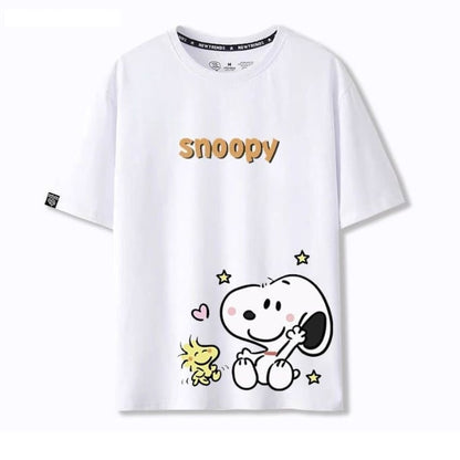 男女兼用 プリント 快適 半袖 Tシャツ F-13269
