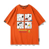 男女兼用 プリント カジュアル Tシャツ F-13452