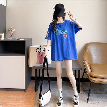 デザイン感   チャーミング Tシャツ カットソー＜F-3409＞