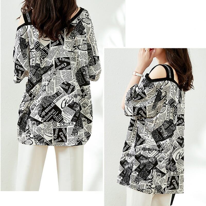 カジュアル   お洒落 Tシャツ カットソー＜F-3143＞