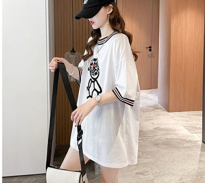 定番シンプル 好感度UP 海外トレンド カジュアル 全3色 半袖 Tシャツ ＜F-11486＞