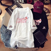 好感度UP ゆったり ロゴ Tシャツ 全5色 半袖 <F-4992>