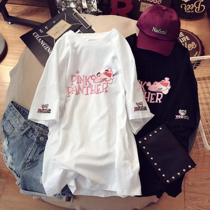 好感度UP ゆったり ロゴ Tシャツ 全5色 半袖 <F-4992>