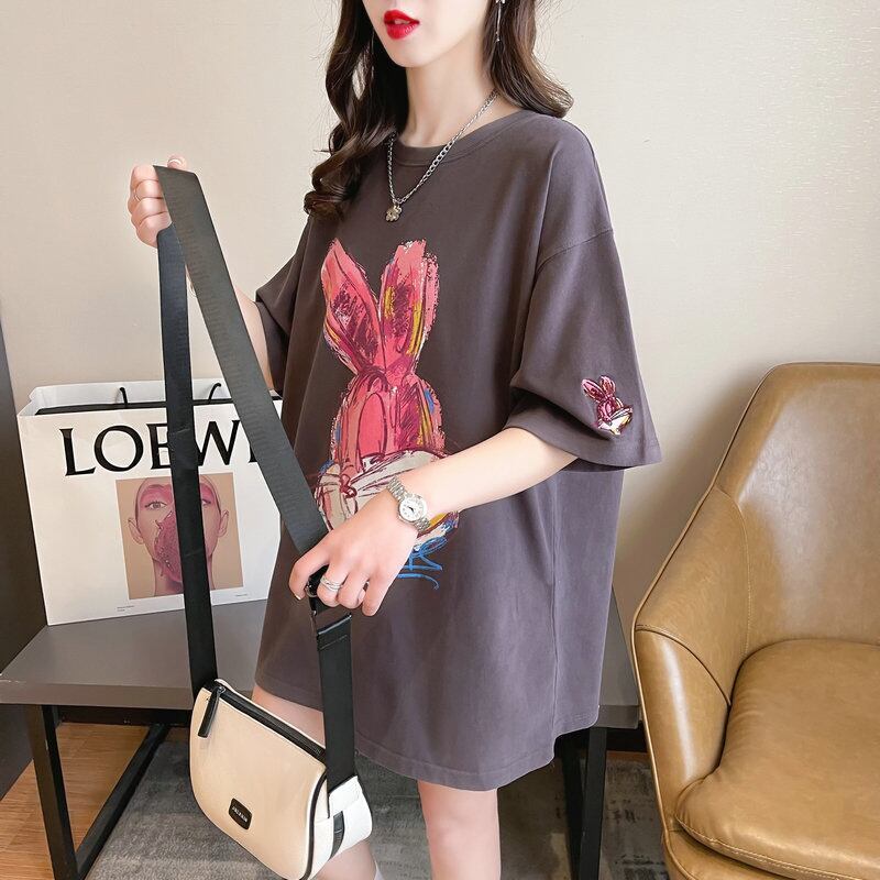 超人気 着心地抜群 オシャレ度満点 プリント全4色 Tシャツ カットソー＜F-8636＞