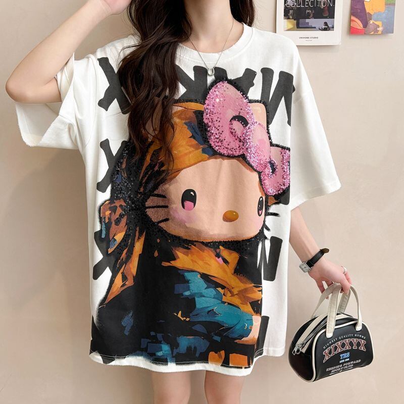大人可愛い 好感度UP 海外トレンド カジュアル 全3色 半袖 Tシャツ ＜F-11121＞
