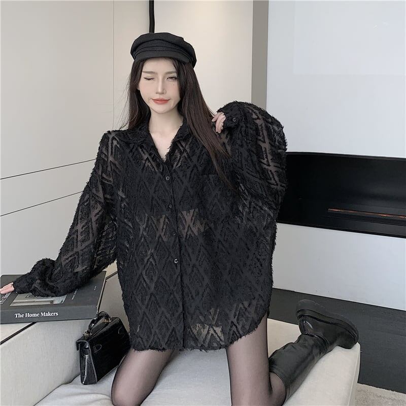 オシャレ度満点   好感度満載 シャツ ブラウス トップス＜F-2776＞