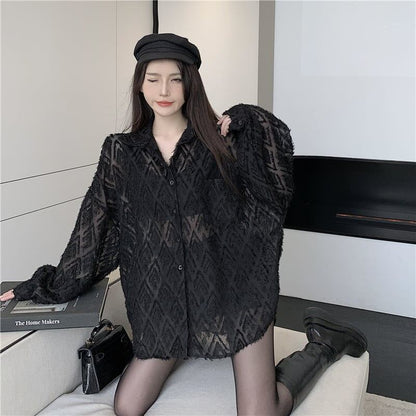 オシャレ度満点   好感度満載 シャツ ブラウス トップス＜F-2776＞