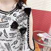 新商品 プリント ファッション 半袖Tシャツ カットソー＜F-8318＞