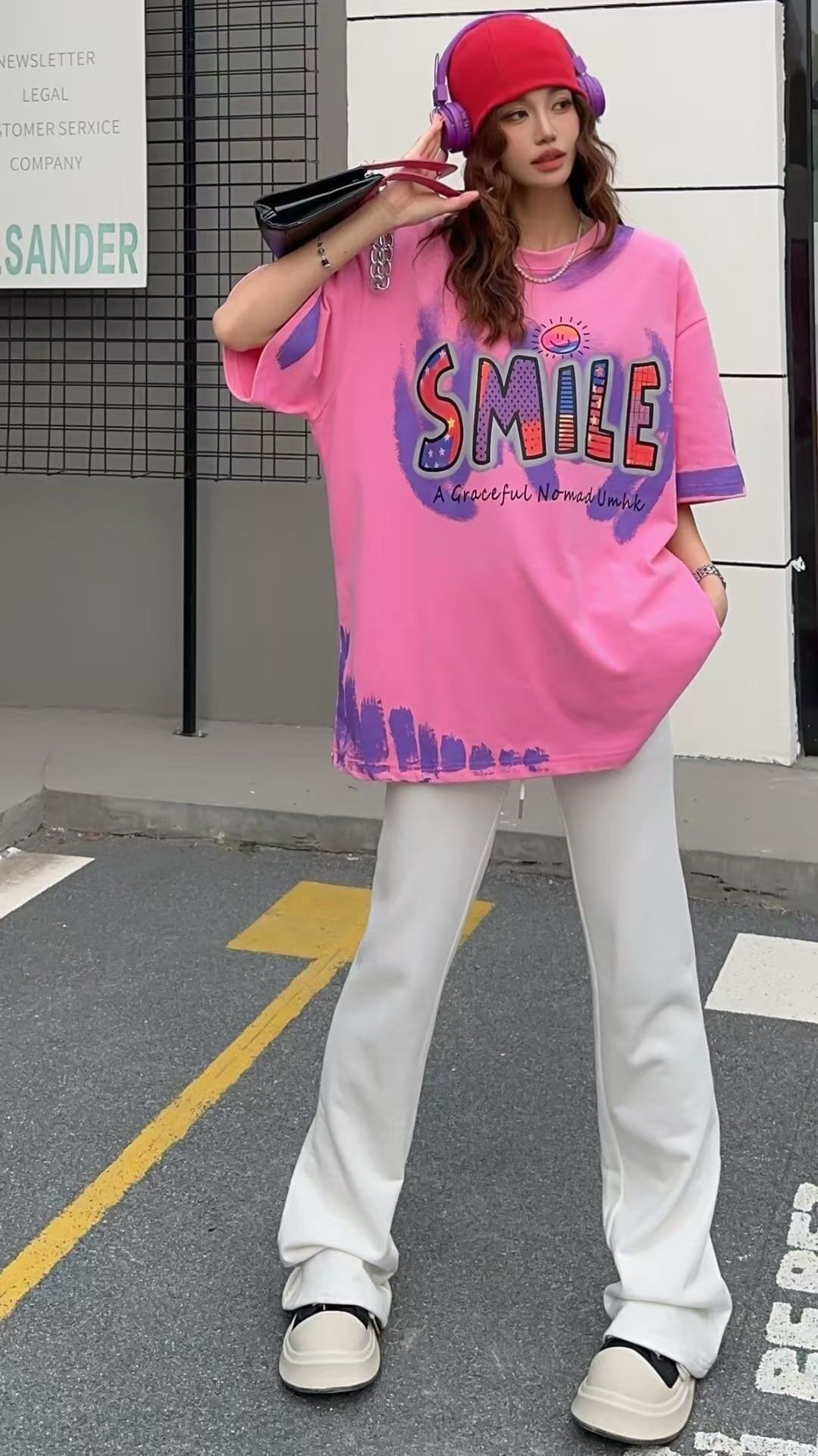 おすすめ 好感度UP 美人度アップ カジュアル 全4色 半袖 Tシャツ ＜F-11234＞