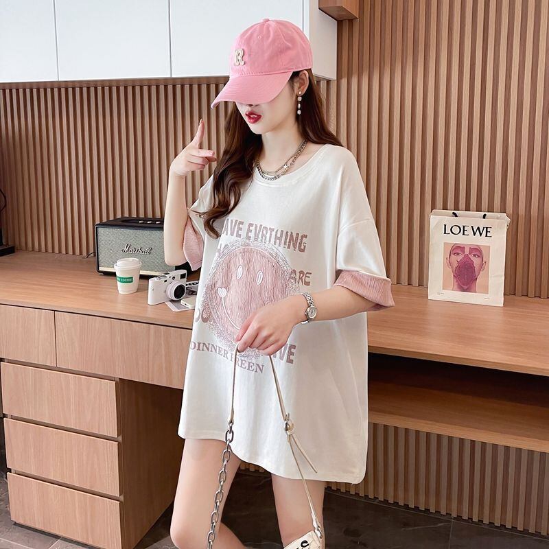大好評 カジュアル 絶対欲しい キュート プリント全3色 半袖Tシャツ カットソー ＜F-8600＞