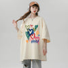 売り切れ必至 プリント ファッション 4色選択 半袖Tシャツ＜F-8594＞