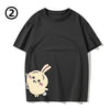 男女兼用 シンプル 着心地良い ゆったり Tシャツ F-13201
