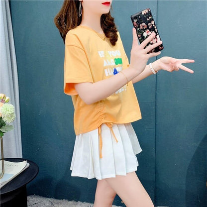 個性的なデザイン   一目惚れ Tシャツ カットソー＜F-3671＞