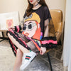 【ランキング上位】プリント   お洒落 ロングTシャツワンピース ＜F-887＞