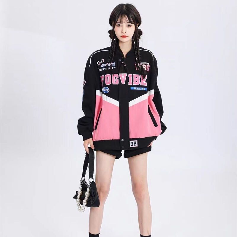 好感度100％ 着せ ファッション 英字ロゴ男女兼用 ジャケット F-10132