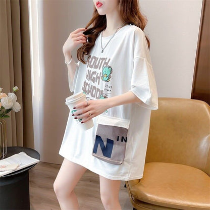 スタイリッシュ   一目惚れ Tシャツ カットソー＜F-3091＞