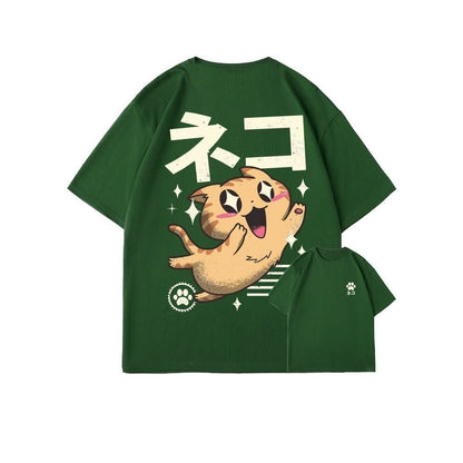 カジュアル プリント アバンギャルド 全6色 半袖 Tシャツ <F-11606>