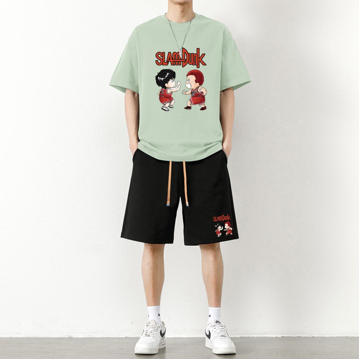 今季マストバイ ファッション男女兼用 超人気 半袖Ｔシャツⅹパンツセット全6色F-6695