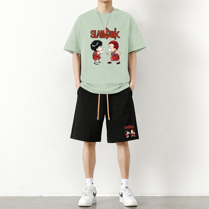 今季マストバイ ファッション男女兼用 超人気 半袖Ｔシャツⅹパンツセット全6色F-6695