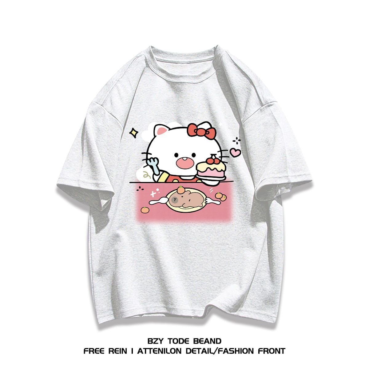 男女兼用 シンプル 快適 プリント Tシャツ F-13293