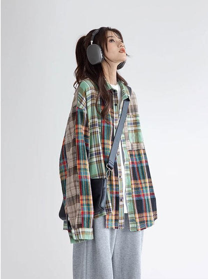 売り切れ必至   レトロ シャツ<F-8108>