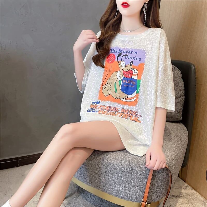 好感度満載   美感いっぱい Tシャツ カットソー＜F-3548＞