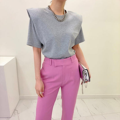 好感度満載   美感いっぱい Tシャツ カットソー＜F-3285＞