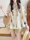 売り切れ必至 プリント 着心地抜群 半袖 Tシャツ＜F-8296＞