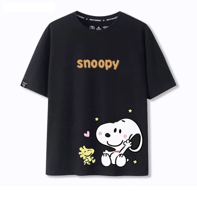 男女兼用 プリント 快適 半袖 Tシャツ F-13269
