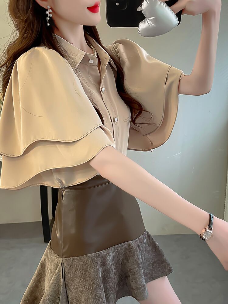 上質 プリント アバンギャルド 全7色 半袖 Tシャツ <F-11849>