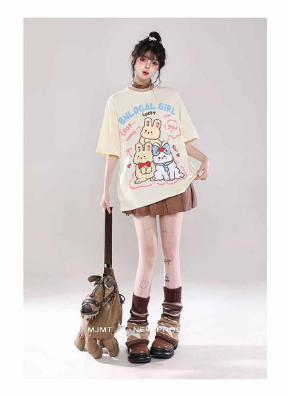 定番シンプル おしゃれ度高め 活躍する優秀アイテム プリント 3色 半袖 Tシャツ <F-10991>