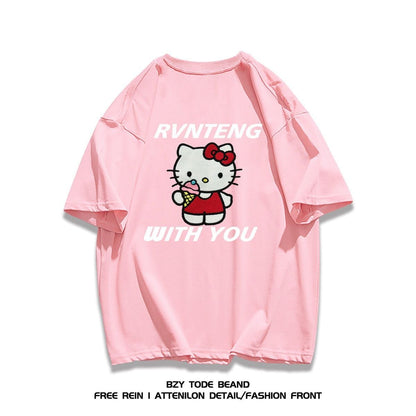 男女兼用 売れ筋 上質 プリント Tシャツ F-13305