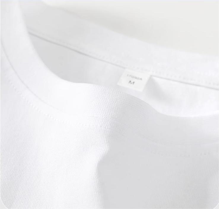 ユニセックスピュアコットン漫画プリント半袖Tシャツ<F-5115>