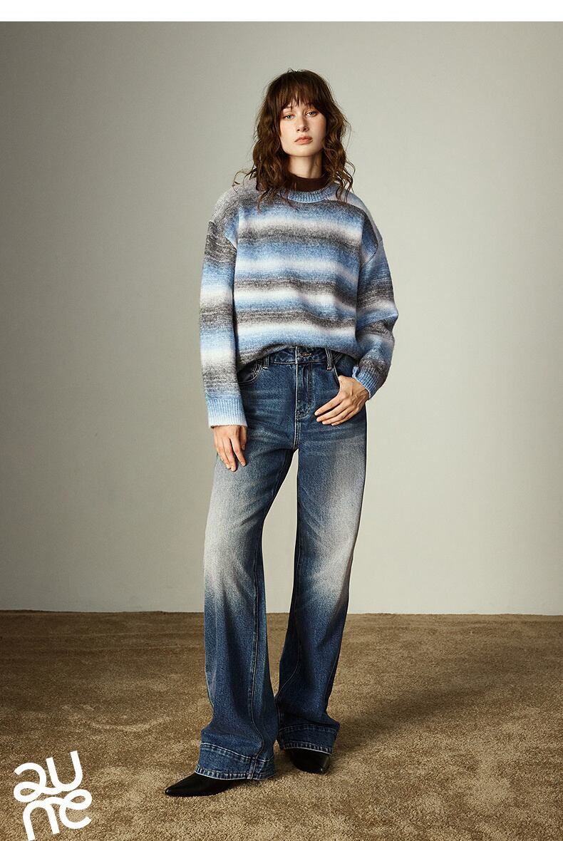 美人度アップ エレガント ファッション 売れ筋 男女兼用 3色展開 ニット セーターF-12841