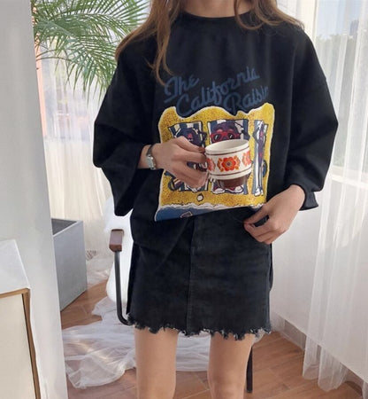 話題沸騰中   カジュアル 2色半袖Tシャツ＜F-8161＞