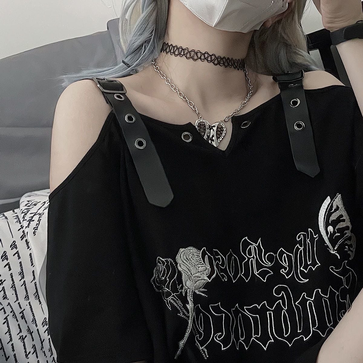 大流行 デザイン性抜群 ファッション 半袖 Tシャツ F-13314