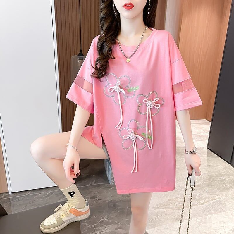 イレギュラー   カジュアル Tシャツ カットソー＜F-3496＞