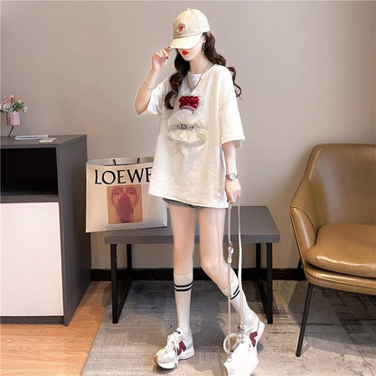 デザインセンス重工業立体パターンベアーズニューアイロンダイヤメッシュ半袖Tシャツ<F-2916>