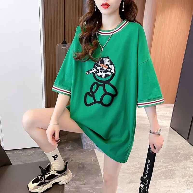 定番シンプル 好感度UP 海外トレンド カジュアル 全3色 半袖 Tシャツ ＜F-11486＞