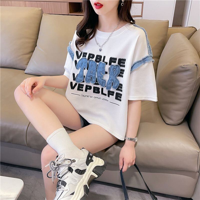 着回し力抜群 早い者勝ち 絶対流行 カジュアル 2色選択 Tシャツ<F-11645>
